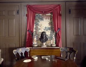 View of Franklin Game Room showing bust of Franklin, Beauport, Sleeper-McCann House, Gloucester, Mass.