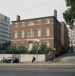 Exterior from Hancock Street, Harrison Gray Otis House, First, Boston, Mass.