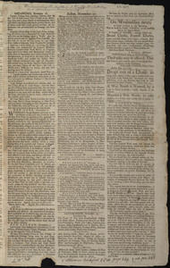 The Massachusetts Gazette, and the Boston Post-Boy and Advertiser, 4 December 1769