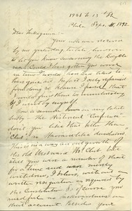 Letter from William Chauncey Emhardt to Tokumatsu Nakajima
