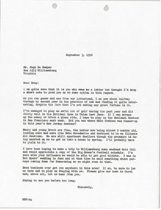 Letter from Mark H. McCormack to Hugh De Samper