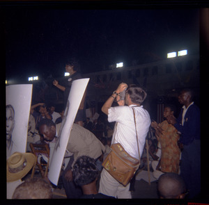 Fannie Lou Hamer speaking at Mississippi Freedom Democratic Party demonstration at Democratic National Convention