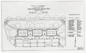 Otis Company, Three Rivers, Mass.: Proposed Planting Plan for Employee's Homes