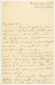 Letter from Letitia Crane to Frank F. Newth