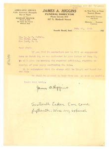 Letter from Literature and Art Research Club to W. E. B. Du Bois