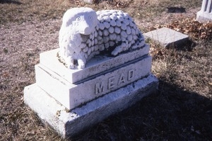 Cambridge Cemetery (Cambridge, Mass.) gravestone: Mead family pet