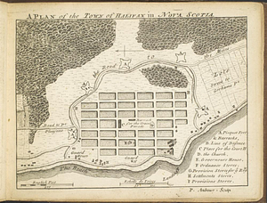A plan of the town of Halifax in Nova Scotia