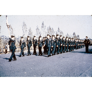 ROTC Unit on parade