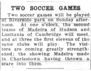 "Two Soccer Games" - Hudson News-Enterprise article