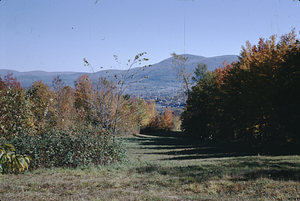 View of Williamstown from top of Northwest Hill Road, Hopkins Forest.