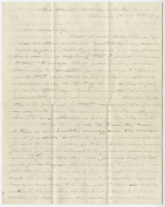 Edward Hitchcock letter to Orra White Hitchcock, 1855 February 3