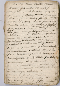 Edward Hitchcock geological survey notebook, 1830 October 1 to 1831 October 28