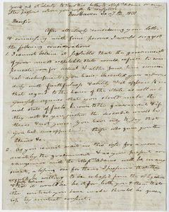 Benjamin Silliman letter to Edward Hitchcock, 1831 January 12