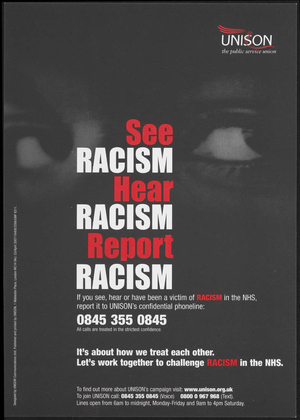 See racism, hear racism, report racism