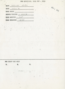 Citywide Coordinating Council daily monitoring report for South Boston High School's L Street Annex by Marilyn Neyer, 1976 March 2