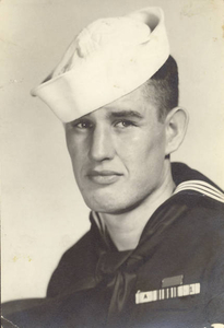 My father, Fred, in the Navy