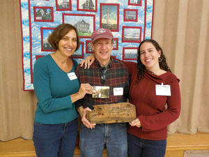 John Levin, Toni Levin and Rebecca Levin at the Provincetown Mass. Memories Road Show