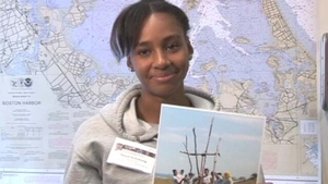 Nyasia Armstrong at the Boston Harbor Islands Mass. Memories Road Show: Video Interview