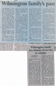 Article: 'Wilmington family has history of service'