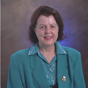 Portrait of Jane Aroian, a professor in the School of Nursing