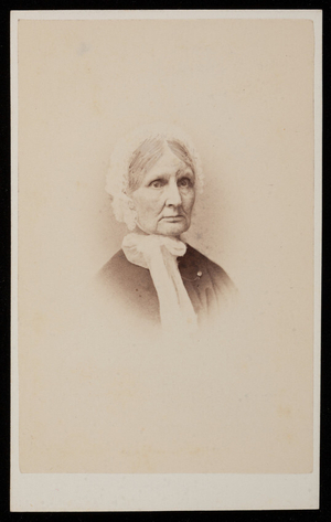 Studio portrait of Mary E. Curtis, Boston, Mass., 1868