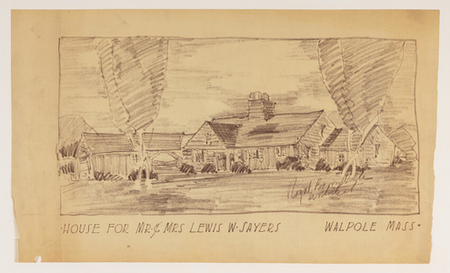 Lewis W. Sayers house, Walpole, Mass.