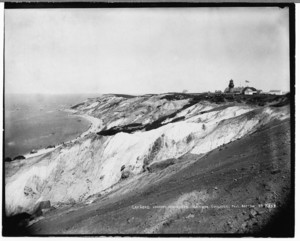 Landscape of Gay Head Cliffs looking north, Martha's Vineyard, Mass., 1894