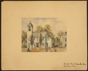 The Old Church, Brighton, Mass., built in 1744