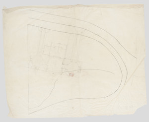 Plot plan, residence of Mrs. Charles C. Pomeroy [Edith Burnet (Mrs. Charles Coolidge Pomeroy)], "Seabeach", Newport, R. I., 1900.