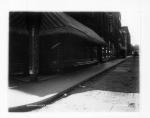 Sidewalk 443 Washington St., Boston, Mass., October 1904