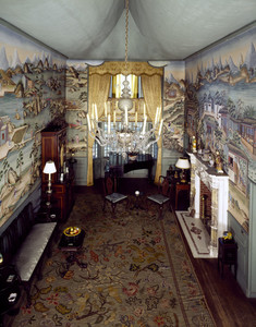 View of China Trade Room from above, Beauport, Sleeper-McCann House, Gloucester, Mass.
