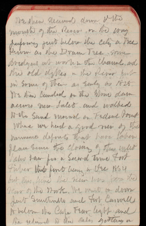 Thomas Lincoln Casey Notebook, February 1889-April 1889, 55, we then steamed down to the