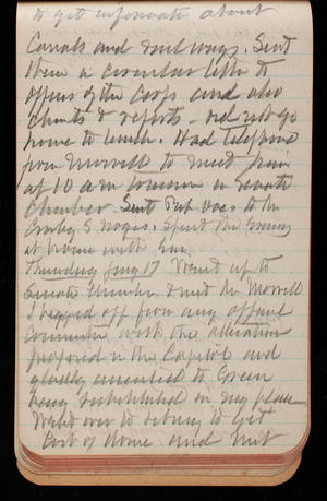 Thomas Lincoln Casey Notebook, November 1894-March 1895, 084, o get information about