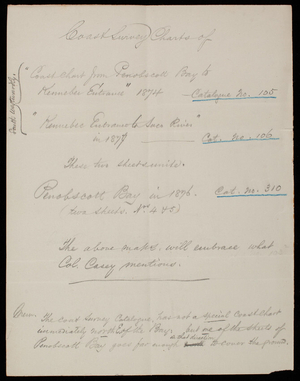 [William] J. Warren to Thomas Lincoln Casey, April 5, 1879