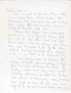 Letter from Mary Pond to Charles L. Whipple