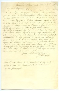 Letter from Joseph Lyman to Benjamin Smith Lyman