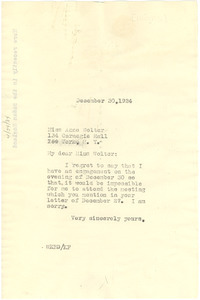 Letter from W. E. B. Du Bois to National Ethiopian Art Theater School