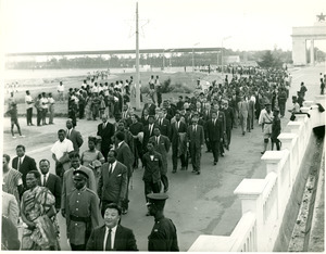 Funeral procession for W. E. B. Du Bois