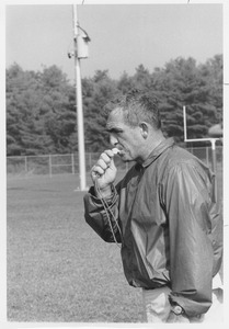 Richard Fredrick MacPherson, blowing whistle on football field