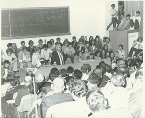 Students and faculty discussion