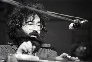 New Riders of the Purple Sage opening for the Grateful Dead at Sargent Gym, Boston University: Jerry Garcia on pedal steel guitar