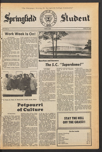 The Springfield Student (vol. 73, no. 14) Jan. 24, 1980