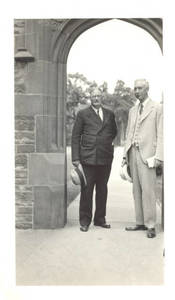 Dr. James Naismith with Thomas D. Patton
