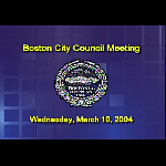 City Council meeting (part 1)