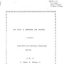 The Welch & Griffiths Saw Factory by James A. Bailey April 3, 1901 6 typewritten pp.