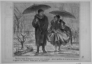 Parisiens tenant absolument à rester à la campagne, pour y profiter de ce qu'on est convenu d'appeler les derniers beaux jours de l'automne........