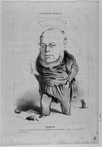 PROUDHON. Apôtre du socialisme, ennemi de la propriété et son destructeur breveté (sans garantie du gouvernement).