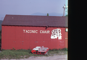Petersburg Pass - Mt. Raimer Ski Area following 19830509 Roadhouse Fire - Taconic Chair Storage Building.