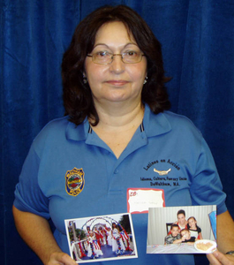 Neida Ortiz at the Waltham Mass. Memories Road Show