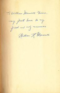 Inscribed The First Amendment from the author, my beloved Professor Dr. William Marnell